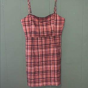Plaid Mini Dress